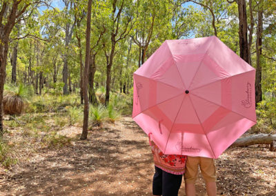 bugendore park, Wungong Regional Park. Strawberry Umbrella marriage elopement style ceremonies outdoors