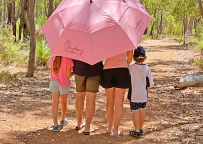 strawberry umbrella small marriage ceremonies